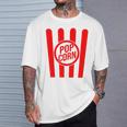 Retro Popcorn Costume For Carnival Fancy Dress T-Shirt Geschenke für Ihn