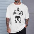 Ropa De Gimnasio Divertida Y Patriótica Donald Pump Trump Flex Camiseta unisex Regalos para él