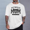 Rottweiler Mama Dog Lover Pet Owner Rottie Mom College Retro T-Shirt Gifts for Him