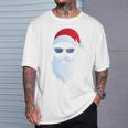 Santa Claus Sunglasses Christmas Santa Claus Long-Sleeved T-Shirt Geschenke für Ihn