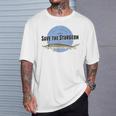 Save The Sturgeon Endangered Species Tee T-Shirt T-Shirt Gifts for Him