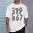 Sintage De 1967 Para Retro Divertidas Cumpleaños De 1967 Camiseta unisex Regalos para él