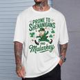St Patrick Day Prone Shenanigans Malarkey Toddler Boy Irish T-Shirt Gifts for Him