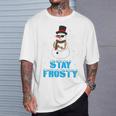 Stay Frosty Shirt Christmas Shirt Cool Snowman Premium T-Shirt Gifts for Him