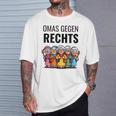 Stellungnahme Gegen Rechts Omas Gegen Rechts T-Shirt Geschenke für Ihn