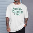 Sunday Running Club X Jogger Jogging Runner Fitness Gym T-Shirt Geschenke für Ihn