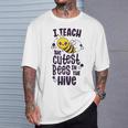 I Teach The Cutest Bees In The Hive Kindergarten Teacher T-Shirt Gifts for Him