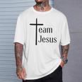 Team Jesus I Jesus Christ Redeemer Christianity T-Shirt Geschenke für Ihn