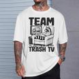 Team Trash Tv Raccoon Gray T-Shirt Geschenke für Ihn