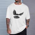 Techno Holy Spirit Rave Bird Raabe Hardtechno Deep Trance T-Shirt Geschenke für Ihn