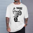 Trial Motorcycle Trial Rider Moto Trial T-Shirt Geschenke für Ihn