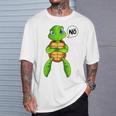 Turtle Nö Children's For Girls And Boys Green S T-Shirt Geschenke für Ihn