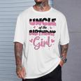 Uncle Of The Birthday Girl Family Party Decorations T-Shirt Gifts for Him