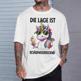 With Unicorn Motif T-Shirt Geschenke für Ihn