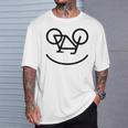 Vélo Souriant Drôle T-Shirt Cadeaux pour lui