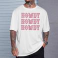 Vintage Howdy Rodeo Western Country Southern Cowgirl T-Shirt Gifts for Him