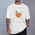 They See Me Aperollin' X Merry Spritzmas Xmas Christmas Long-Sleeved T-Shirt Geschenke für Ihn