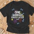 100 Days Happy 100Th Day Of School One Hundred Days Later T-Shirt Gifts for Old Men
