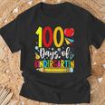 100 Days Of Kindergarten School 100Th Days Of School T-Shirt Gifts for Old Men