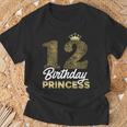 12Th Birthday Girl Princessintage 2011 Cute T-Shirt Geschenke für alte Männer