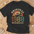 37Th Birthday Original Womenintageintage 1988 T-Shirt Geschenke für alte Männer