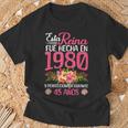 45 Años Regalo De Cumpleaños Hecha En 1980 45 Años Camiseta unisex Regalos para ancianos