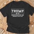 47 President Donald Trump Inauguration Day 2025 Memorabilia T-Shirt Gifts for Old Men