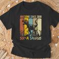 6 Year Old Dinosaur 6Th BirthdayRex Dino Six A Saurus T-Shirt Gifts for Old Men