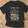 65Th Birthday Since 1959 Oldtimer 65 Years Old T-Shirt Geschenke für alte Männer