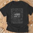 70Th Birthday Woman Man Root 4900 70 Years T-Shirt Geschenke für alte Männer