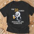 70Th Birthday Man Woman 70 Years 1954 Decorative T-Shirt Geschenke für alte Männer