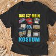 80S Retro Party Fancy Dress Cassette I Love The 90S T-Shirt Geschenke für alte Männer