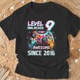 9Th Birthdayideo Game Level 9 Unlockedideo Player Boys T-Shirt Geschenke für alte Männer