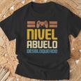 Abuelo Nivel Abuelo Desbloqueado Día Del Padre Camiseta unisex Regalos para ancianos