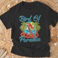 Acances À La Plage Rétro Oiseau De Paradis Palmier Océan Soleil T-Shirt Cadeaux pour les vieillards