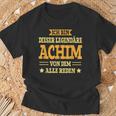 Achim Lustigesorname Namen Spruch Achim T-Shirt Geschenke für alte Männer