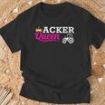 Acker Queen Bäuerin Traktor Bauernhof Spruch Landwirtin T-Shirt Geschenke für alte Männer