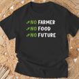 Agriculture No Farmers No Food No Future T-Shirt Geschenke für alte Männer