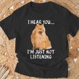 Animal Lover Dog Pomeranian T-Shirt Geschenke für alte Männer