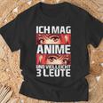 I Like Anime And 3 People Manga Japan Women's Children's T-Shirt Geschenke für alte Männer