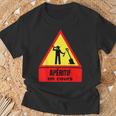 Apero En Cours Humour Alcool Panneau De Signalisation T-Shirt Cadeaux pour les vieillards