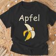 Apfel Banane Scherz Unsinn T-Shirt Geschenke für alte Männer