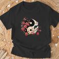 Arbre Sakura Style Yin Yang En Esthétique Sakura Ying Yang T-Shirt Cadeaux pour les vieillards