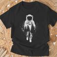 Astronaut Motiv Illustration Astronaut T-Shirt Geschenke für alte Männer