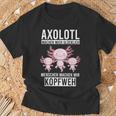 Axolotl Aquaristik Axolotlbreeder T-Shirt Geschenke für alte Männer