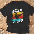 Bääm Ich Bin 9 Geburtstag Junge 9 Jahre Fussball Geschenk T-Shirt Geschenke für alte Männer