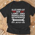 Beruf Land Und Baumaschinenmechatroniker T-Shirt Geschenke für alte Männer