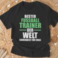 Best Football Trainer In The World Trainer T-Shirt Geschenke für alte Männer