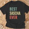 Best Sascha Ever First Name T-Shirt Geschenke für alte Männer