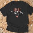 Beste Tochter Der Welt Heart T-Shirt Geschenke für alte Männer